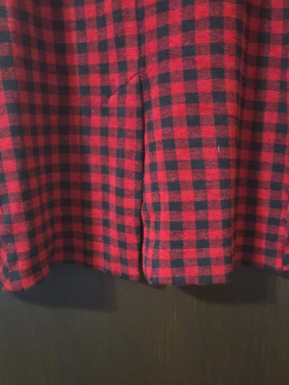 J Jill Skirt with lining red/black elastic waist Large